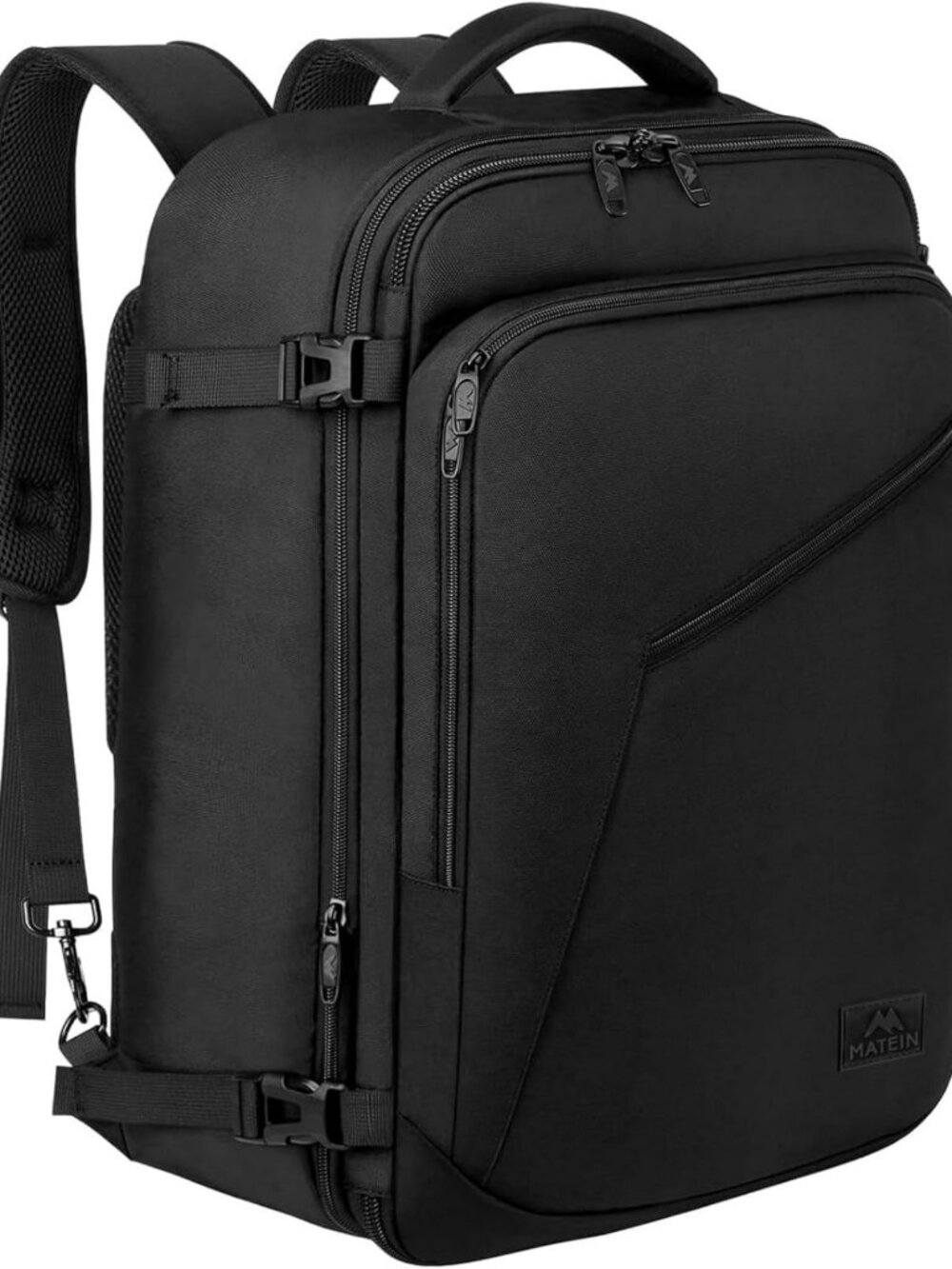 Extra Large Expandable Travel Backpack for Men, Carry-On, Waterproof, Versatile